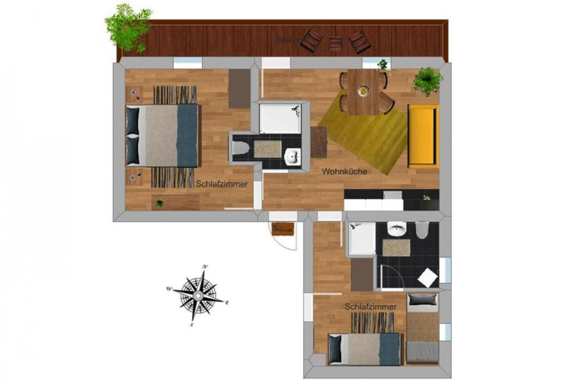 Flat In Krimml With A Balcony Apartment Екстериор снимка